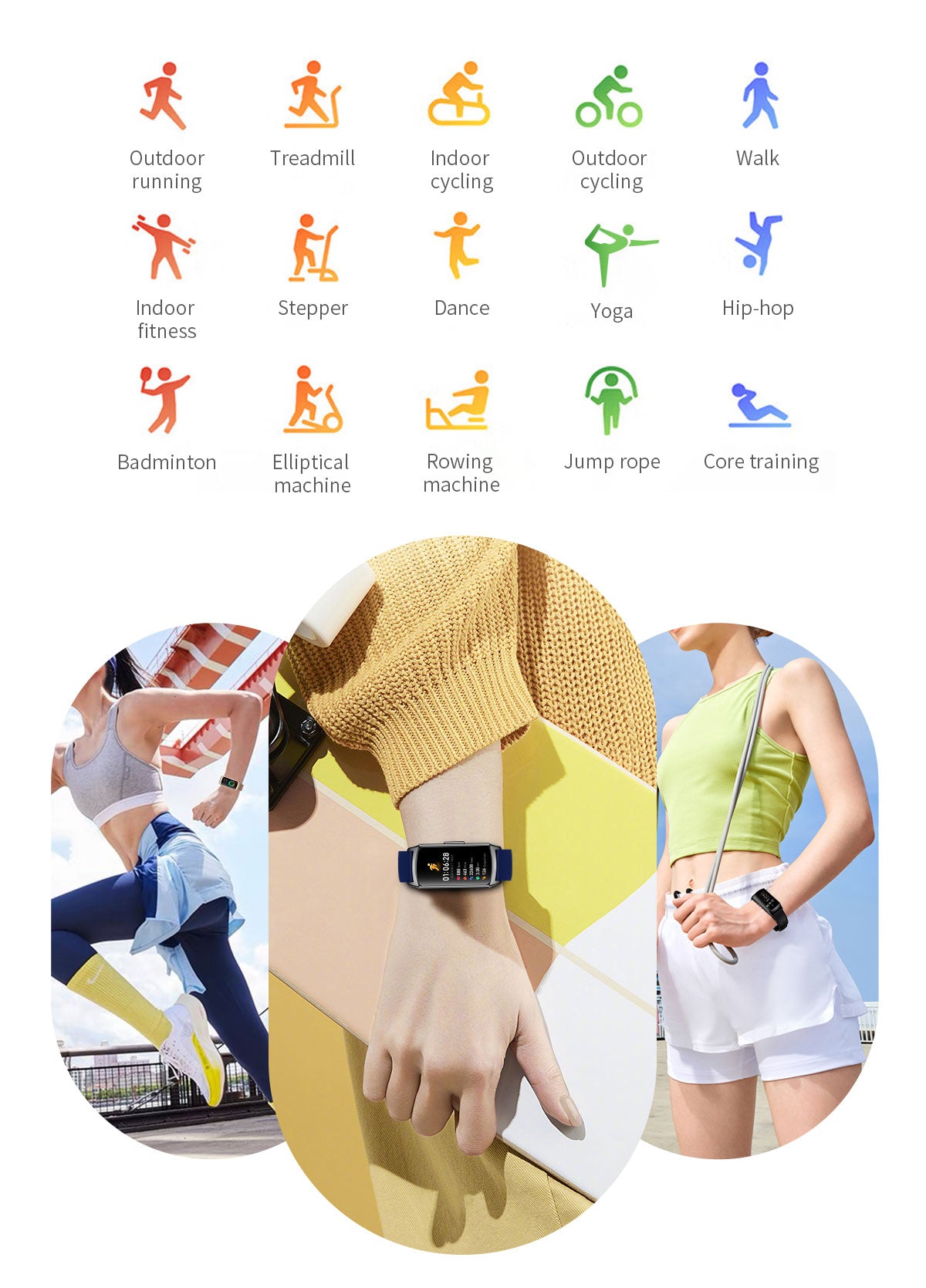 【SACOSDING】Smart Watch Fitness Tracker (Answer/Make Calls), 1.58" AMOLED Display